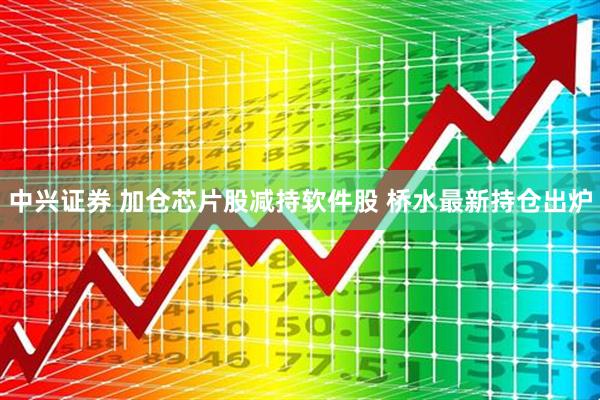 中兴证券 加仓芯片股减持软件股 桥水最新持仓出炉